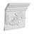 2-3/4 in x 6-7/8 in x 6 in Long Grapevine Polyurethane Crown Moulding Sample