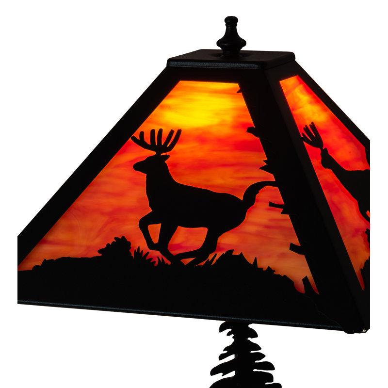 Lampe de table 21 po, Orangé