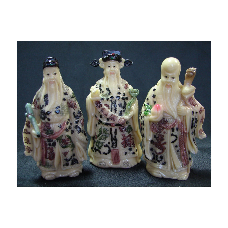 Ensemble de 3 figurines Gods - Fuk Luk Sau
