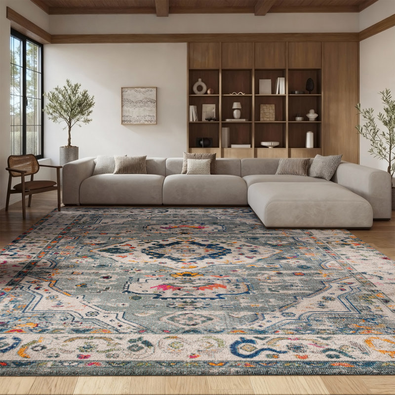 Yedidalga Performance Oriental Rug, Rectangle 8' x 10'