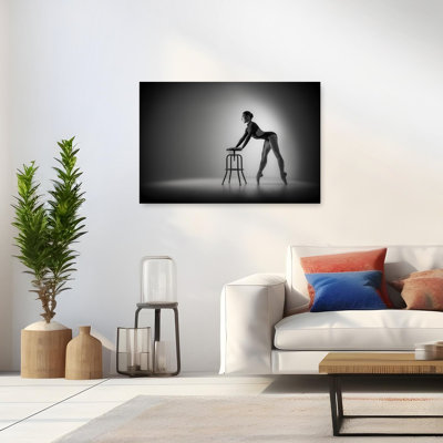 «Elegant Ballet Pose», impression d'art dramatique classique et classique