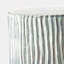 Texture Wave Stool Shiny Gray