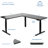 67in x 60in L-Shaped Electric Desk, 3E6B Series-93748404