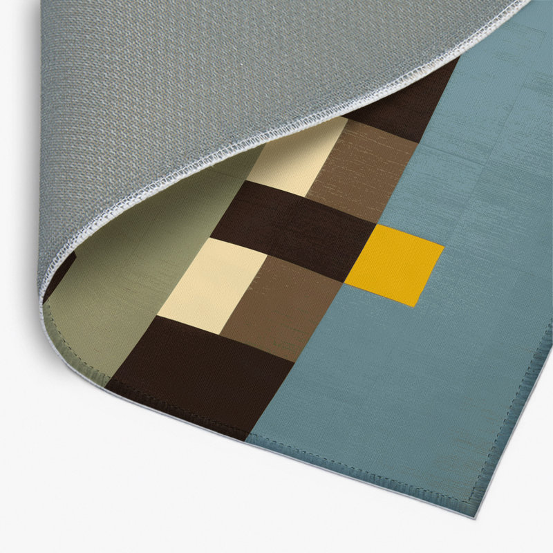 Tapis intérieur et extérieur Pixel, Rectangle 1 pi 6 po x 2 pi 6 po