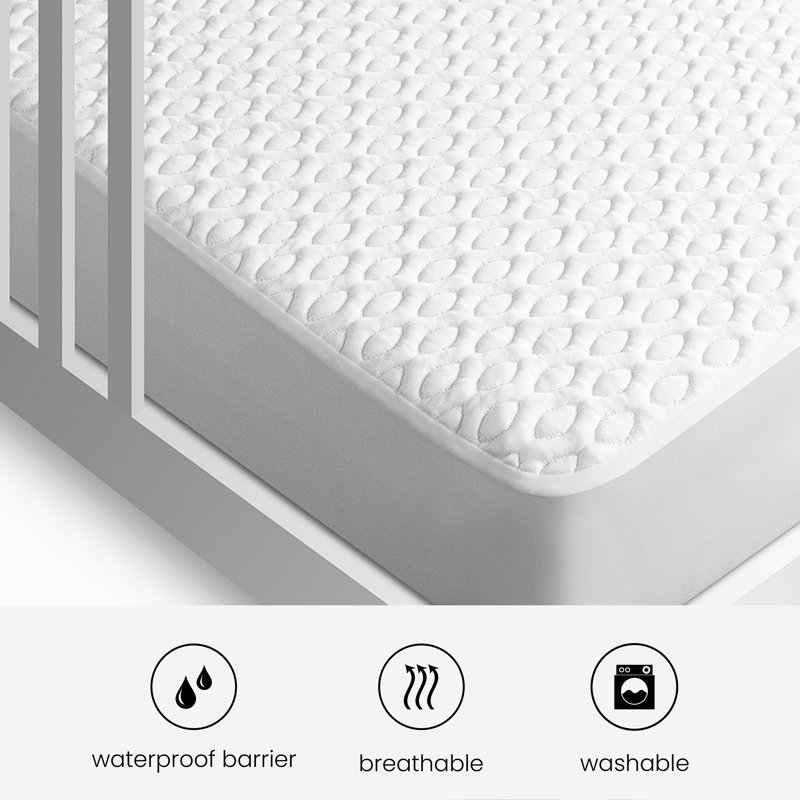 Bedgear Ver-Tex Performance Crib Mattress Protector - Heat Deflecting by Ver-Tex Technology