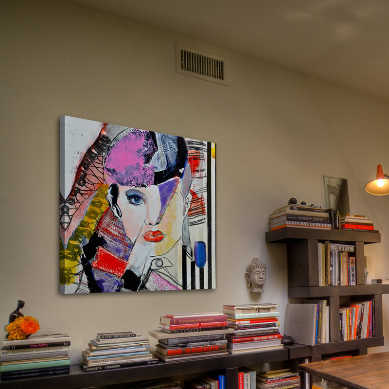"Upside Down Inside Out II", reproduction sur toile tendue, H 40 po x l 40 po x P 1,5 po