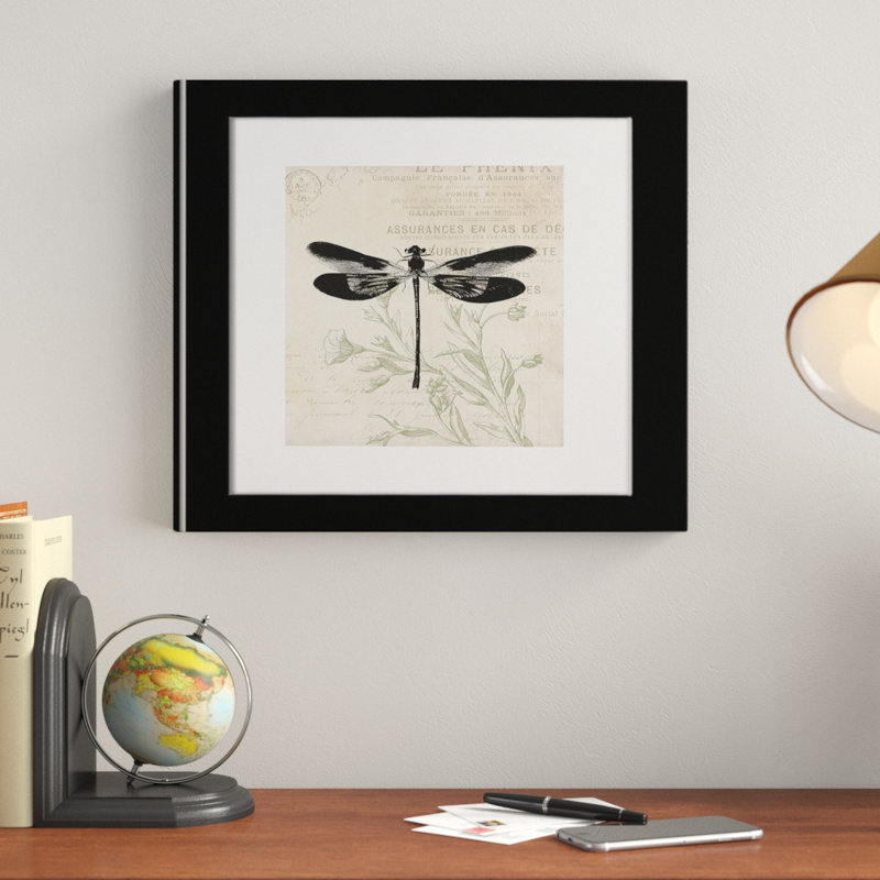 «Gerise Vintage Insectes», impression encadrée