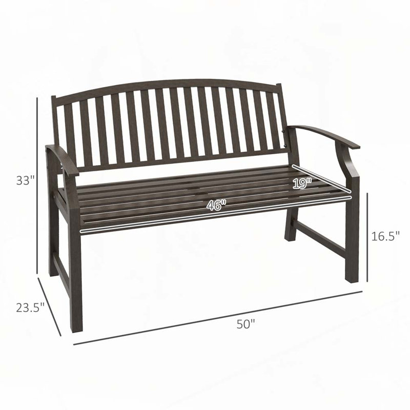 46" Outdoor Garden Bench