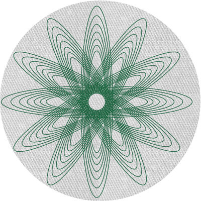 Tapis de zone verte à motif