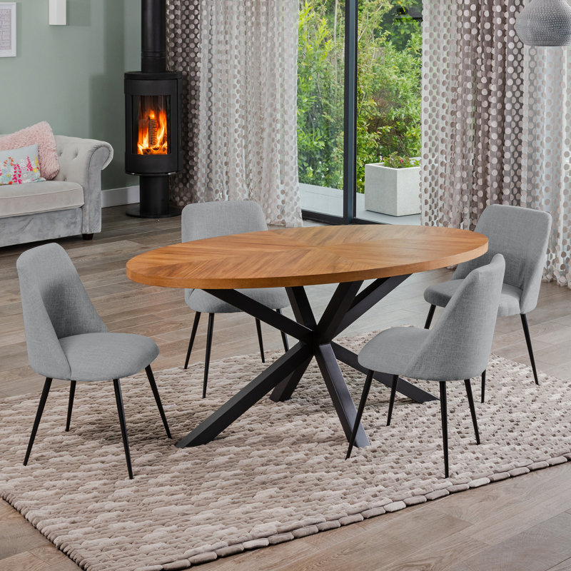 Soderquist 4 - Person Dining Set, Grey