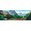 Canadian Rockies 1 Piece Wrapped Canvas Painting-17843389