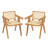 Chetanna Rattan Dining Chairs With Rubber Wood Frame-111125521