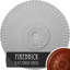 Médaillon de plafond Endurathane Attica, diamètre extérieur 39 1/2 po x P 2 1/2 po (convient aux auvents jusqu'à 3 3/4 po), fini étain peint à la main-28585027