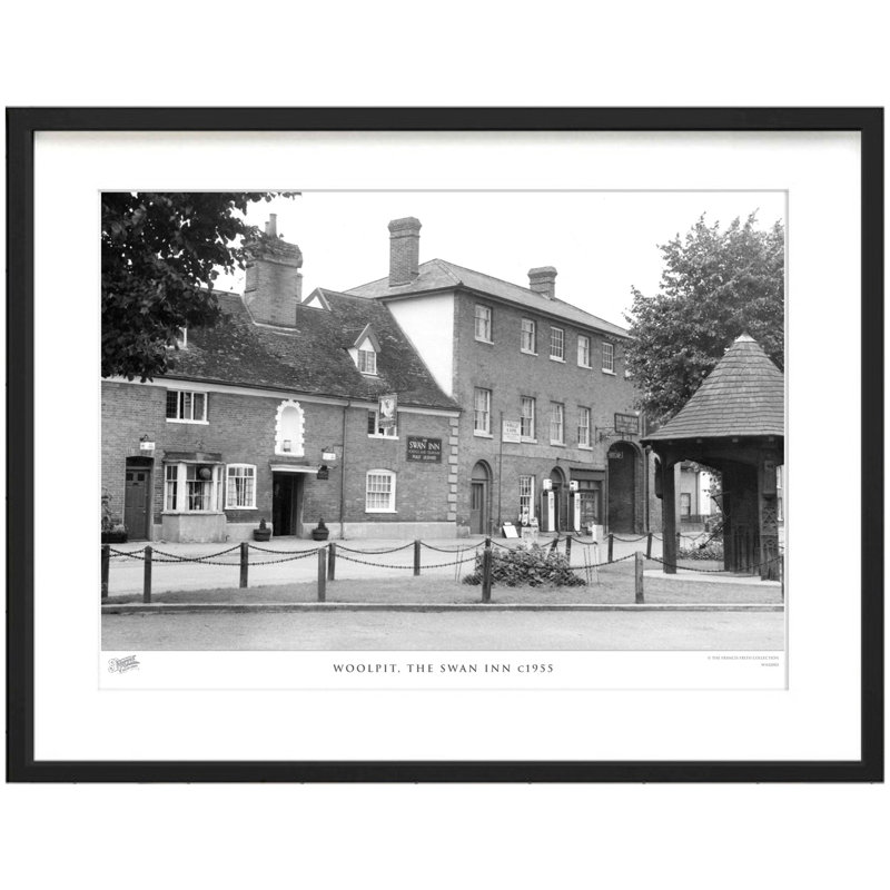 Woolpit, The Swan Inn C1955 by Francis Frith - Single Picture Frame Print, 60cm H x 80cm W  x 2.3cm D
