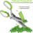 2026 Upgraded Herb Scissors, 5-Blade Kitchen Herb Shears