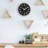 Weese 16" Stainless Steel Atomic Wall Clock