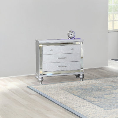 Table de chevet 3 tiroirs Sterling