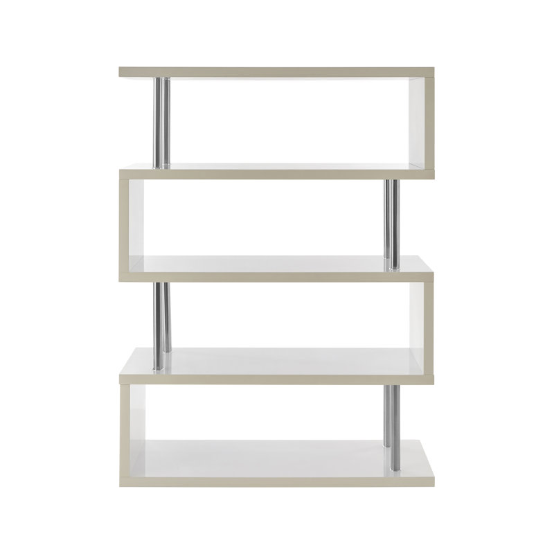 Matson 160cm H x 120cm W Solid Wood Standard Bookcase, White