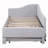 Twin Size Upholstered L-Shaped Upholstered Daybed with Pop Up Trundle-129620548