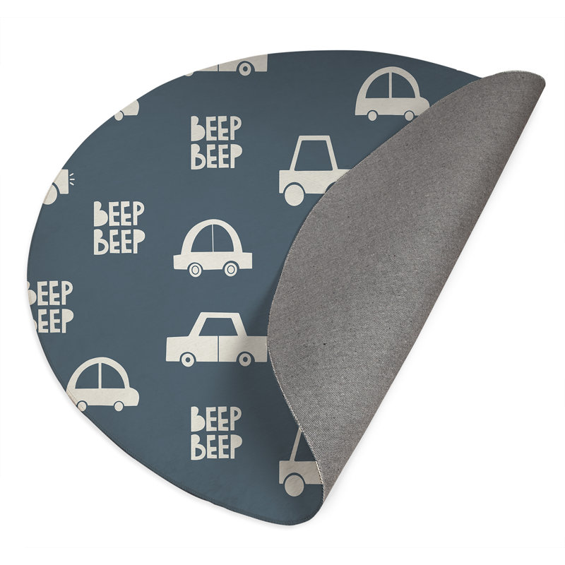 Tapis de jeu Beep Kids, Bleu / Ivoire