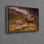 Black Floater Framed
