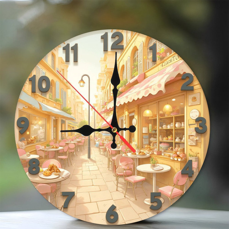 Horloge murale artistique pour la décoration intérieure
