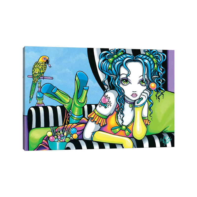 Alisha by Myka Jelina - Wrapped Canvas Print, 20.32 cm H x 30.48 cm W