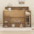 Designs Full Size Loft Bed With Desk, Wood Loft Bed Frame With Storage Shelves, LED Light-1687265005