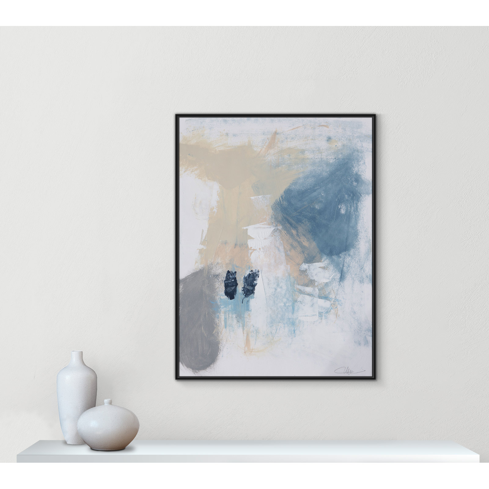 Coastal Carnival II Print by Casa Fine Arts, No Mat, 49.5" H x 37.5" W x 2" D, Black Floater Framed Canvas