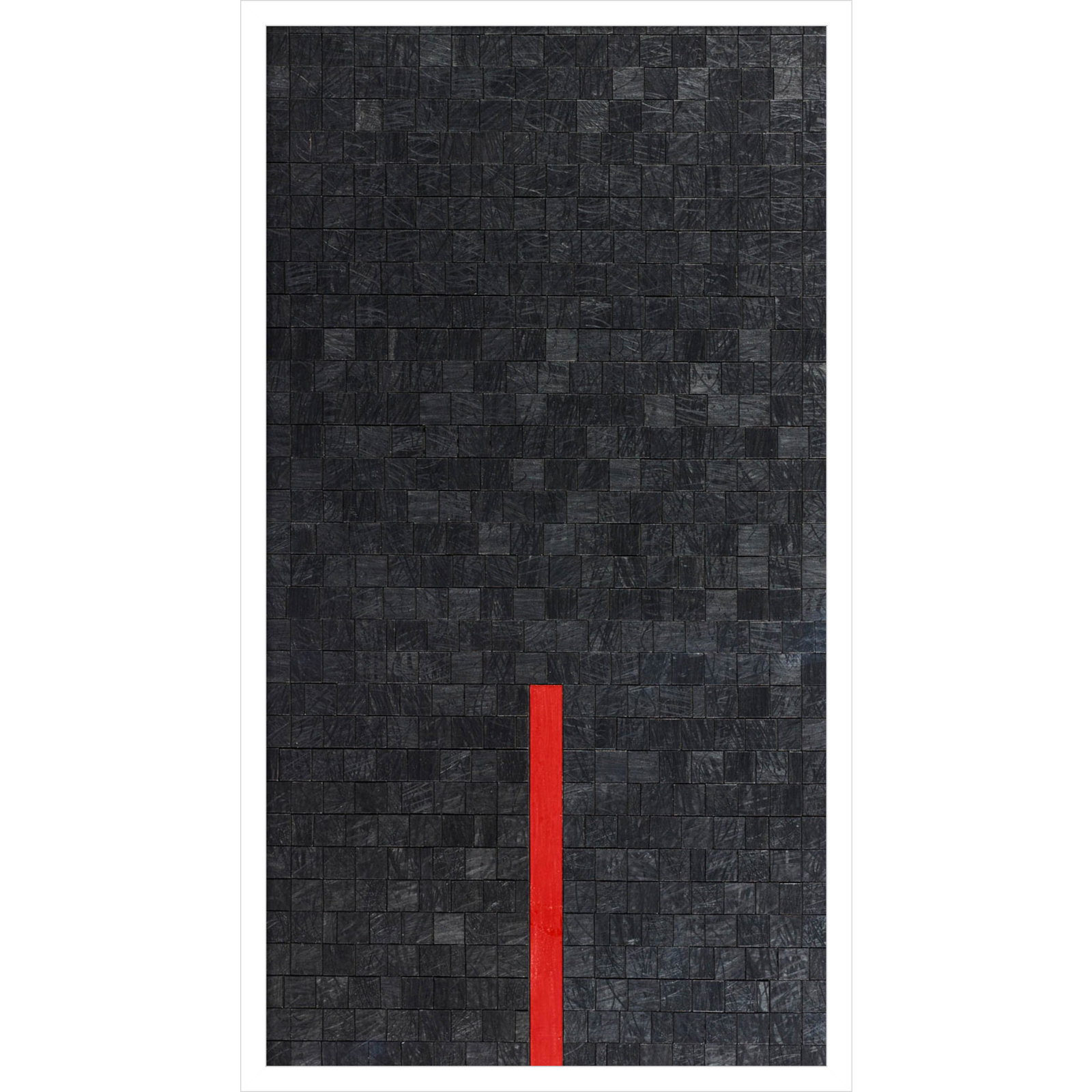 Close by Alex Dunn, 33" H x 19" W, White