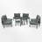 8 - Piece Outdoor Patio Conversation Set With Cushions-416974932