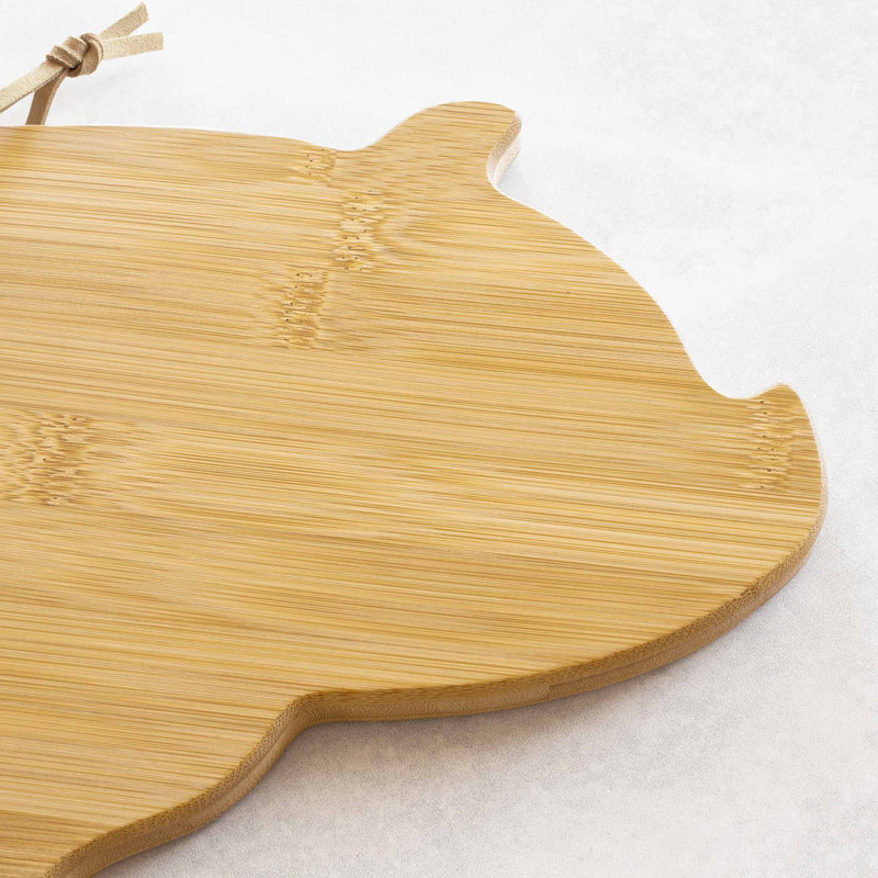 Totally Bamboo Bamboo Pig Shaped Cutting Board