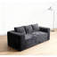 Canapé Cloud dans une boîte, canapé désossé, canapé en velours côtelé à assise profonde confortable, comprimé, sans assemblage, mousse à mémoire de forme, petits lits modernes pour petits espaces, appartement-428933484
