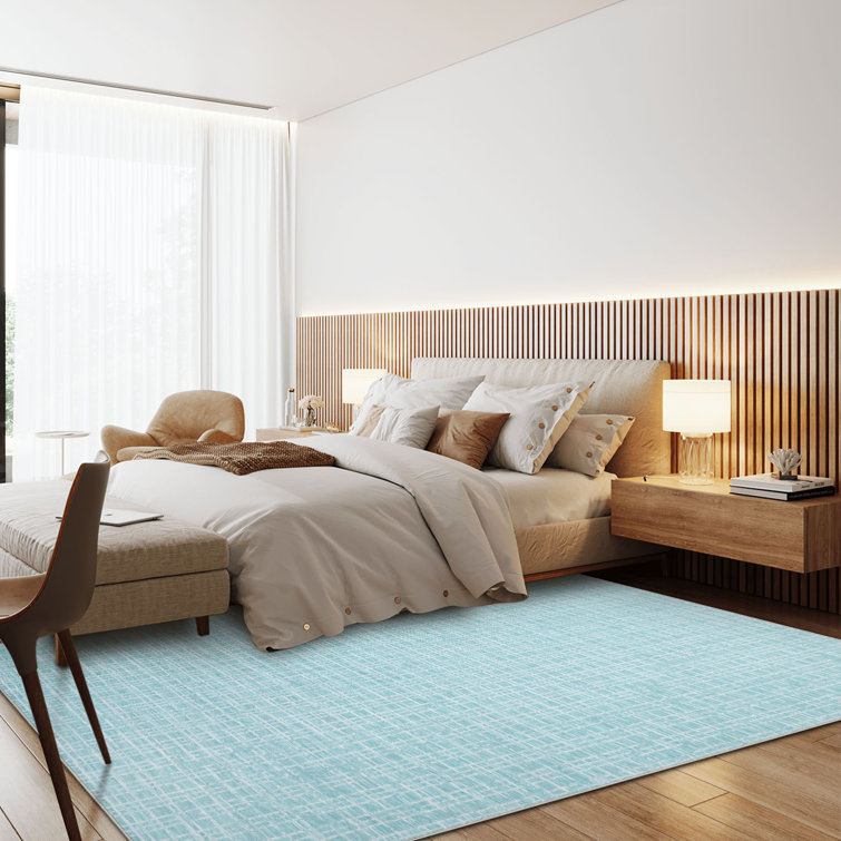 Lavarious Washable Plaid Indoor Rug