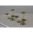 Two Sets Of Candle Holders Made Of Enameled Metal Size: 8" X 5" X 6"H