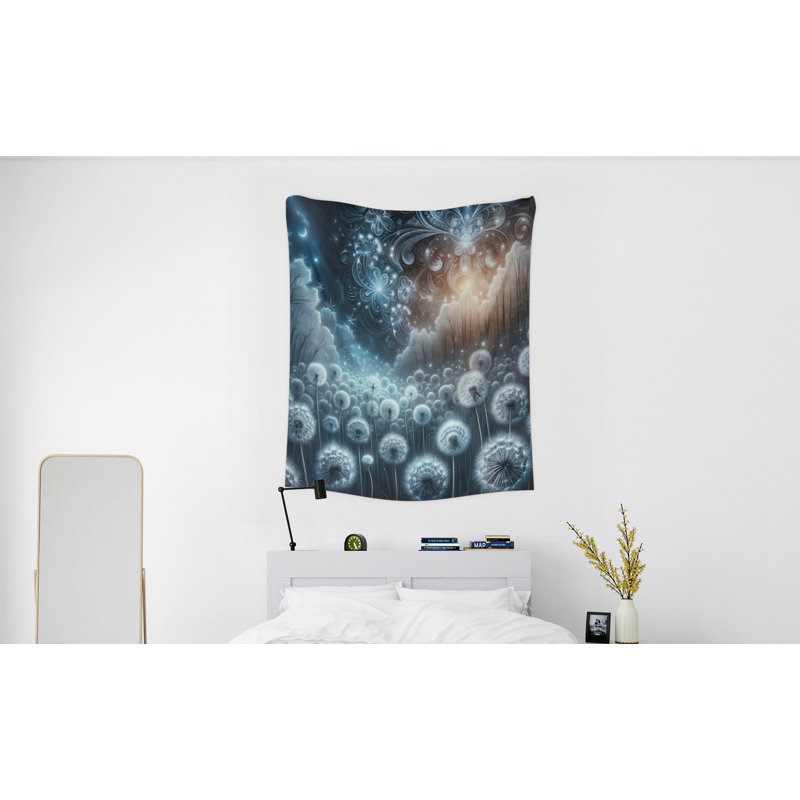 Tapisserie murale, H 60 po x l 51 po x P 0,5 po