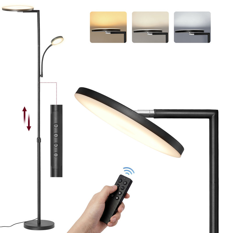 69.3cm LED Tray Table Floor Lamp