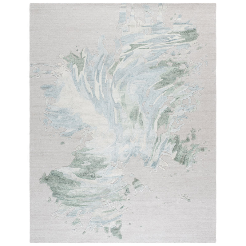 Jazzlin Hand Tufted Performance Abstract Rug, Rectangle 8' x 10'