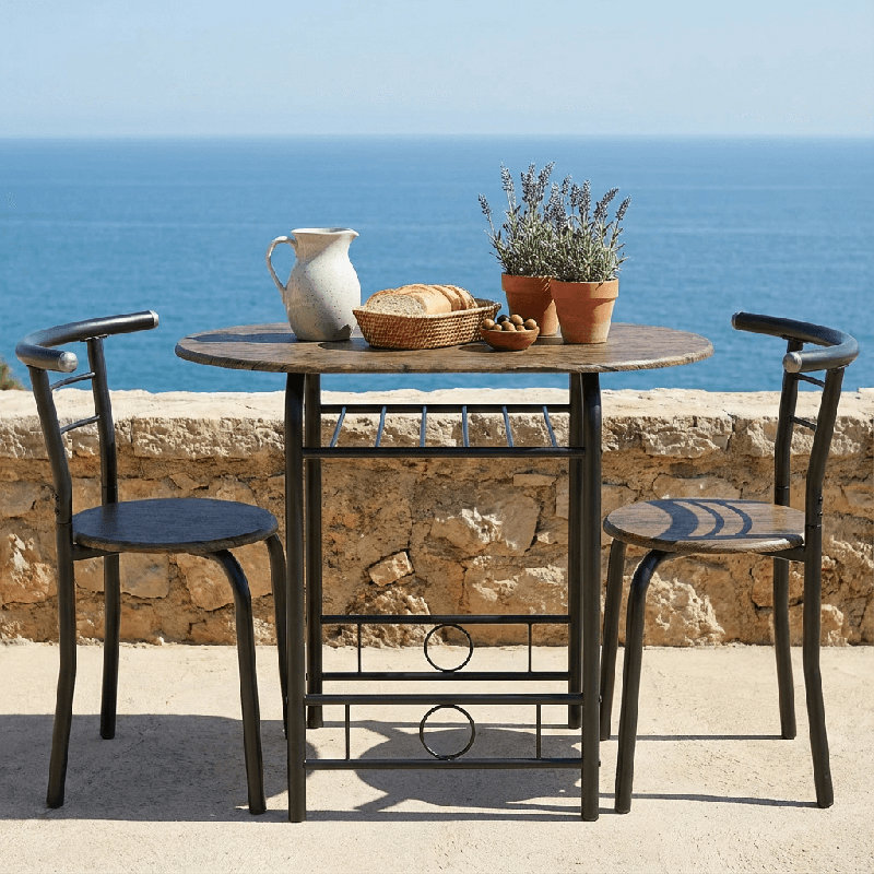 3-Piece Patio Bistro Dining Set