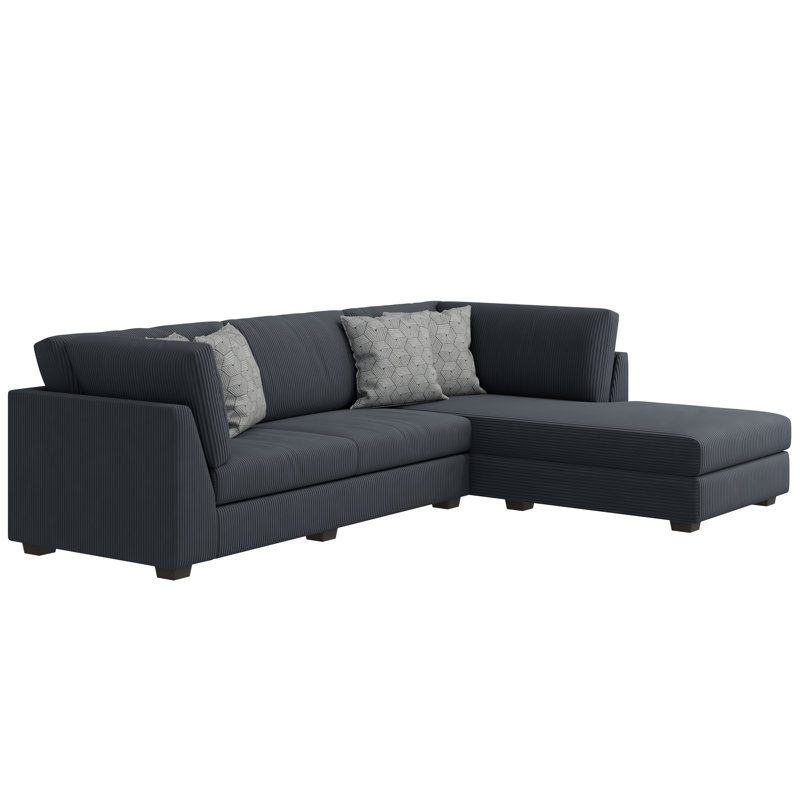 Amiela 2 - Piece Upholstered Sectional, Gray