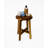 EcoDecors Shoji Teak Shower Stool 18" High Solid Teak Wood Shower Stool/Seat in Earthy Teak