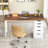 Computer Desk with 5 Drawers-1618757734