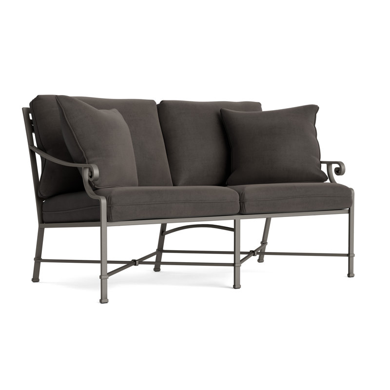 Venetian Outdoor 2 - Seat Loveseat, Fusion Charcoal, Mica