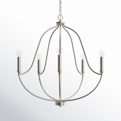 Kanda 5 - Light Metal Dimmable Chandelier