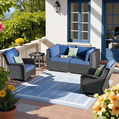 5 Piece Sofa Seating Group with Cushions by XIZZI