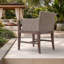 Chaise de patio avec coussin DeMontfort