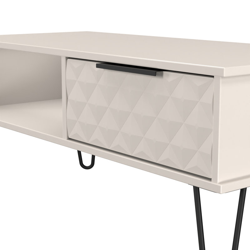 Tarkio Coffee Table with Storage, Beige
