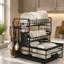 3 Tier Dish Drying Rack Kitchen Dish Drainer with Drainboard Tray