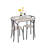 Dining Table and Chairs Set For 2 Space Saving Dining Set-214921648