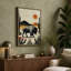 Bear In Desert Solitude Rustic - Print-136798972-136798973
